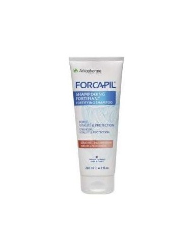 Forcapil Champu Fortificante Con Keratina 200 Ml de Arkopharma