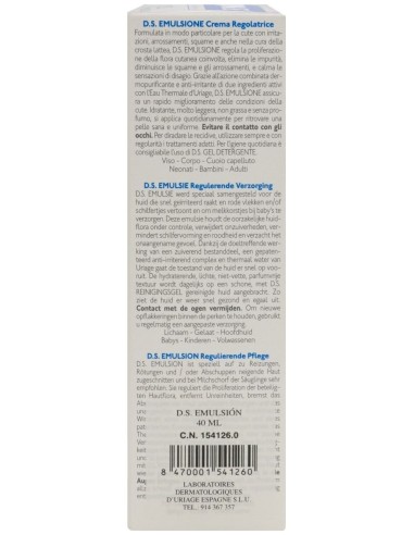 Ds Emulsion Corporal-Capilar Piel Escamada 40Ml. de Uriage