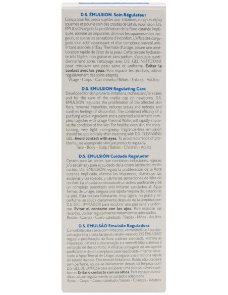 Ds Emulsion Corporal-Capilar Piel Escamada 40Ml. de Uriage