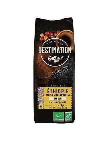 Cafe Etiop+A Moka 100% Arabica Molido 250Gr. Bio de Destination