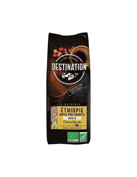 Café Etiopía Moka 100% Arabica Molido 250Gr. Bio de Destination
