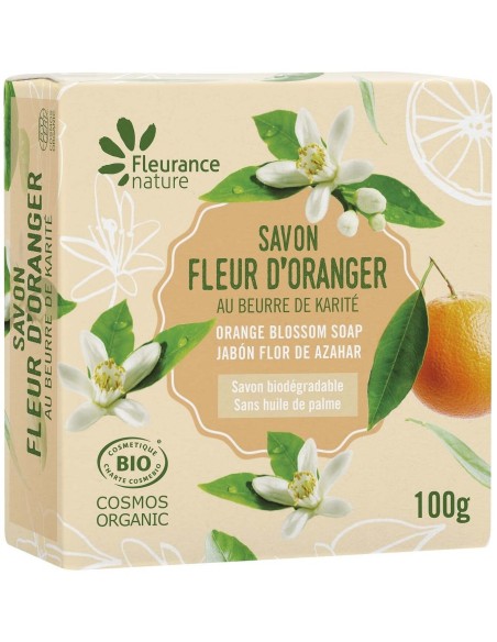 Jabon Perfumado Flor De Naranjo Pastilla 100Gr. de Fleurance Nature