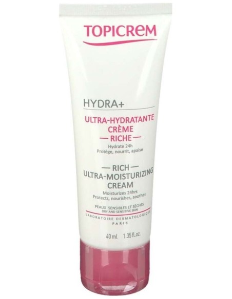 Topicrem Hydra+Crema Hidrat Ilumin Rica 40 Ml de Topicrem