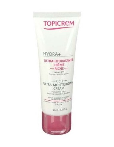 Topicrem Hydra+Crema Hidrat Ilumin Rica 40 Ml de Topicrem