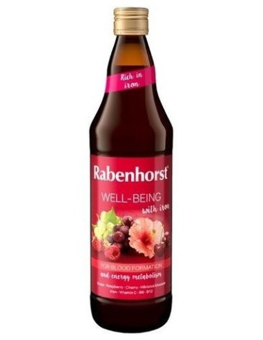 Zumo Well-Being Con Hierro 750Ml de Rabenhorst