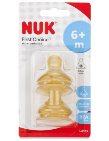 Tetina Fc+ 6-18 M Latex 2Ud. de Nuk