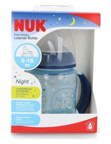 Pack Biberon Entrena Night Silicon 150Ml 6Ud Surti de Nuk