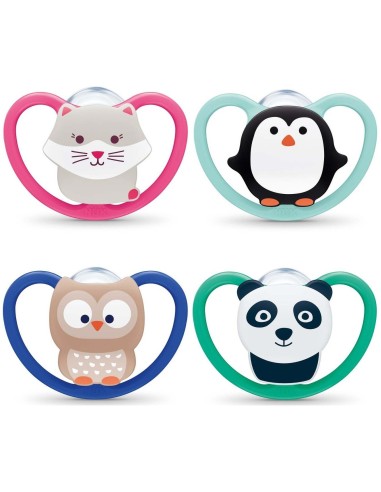 Chupete Space 6-18 Silicona 2Ud. de Nuk