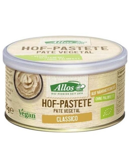Pate Vegetal Clasico 125Gr. Bio Vegan de Allos
