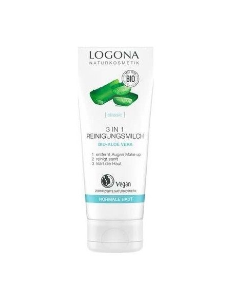 Leche Limpiadora 3En1 Aloe Vera 100Ml. de Logona