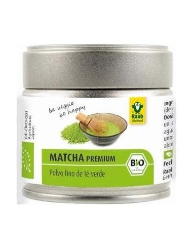 Té verde Matcha Bio, polvo 30g de Raab Vitalfood