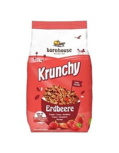 Muesli Krunchy Fresas 375  Gr Bio de Barnhouse