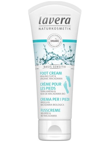 Crema Pies Ac. Macadamia+Arcilla 75Ml. Bio de Lavera