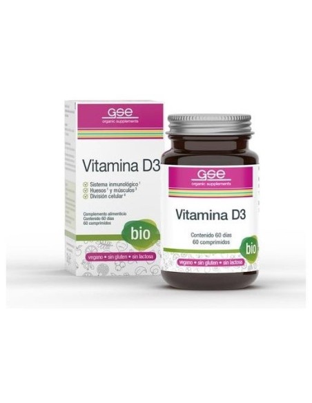 Vitamina D3 Bio de Gse Organic Supplements