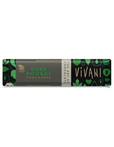 Chocolatina Dark Nougat Croccante de Vivani