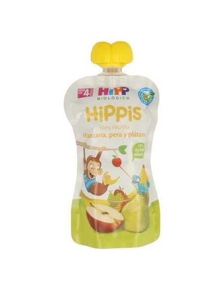 Pouches De Manzana Pera Y Plátano Bio 100 g  de Hipp
