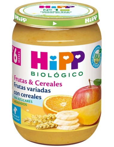 Potito Frutas Variadas Con Cereales 6Mese 190G Bio de Hipp