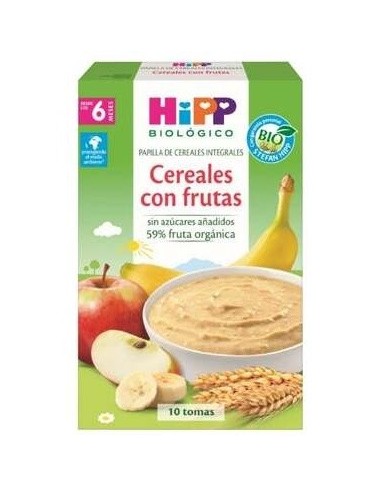 Papilla De Cereales Con Frutas 250Gr. Bio S/A de Hipp