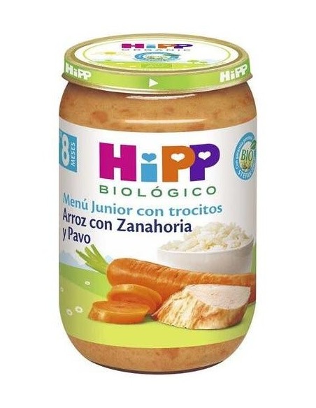Potito Arroz Con Zanahoria Y Pavo 220Gr 8Meses Bio de Hipp