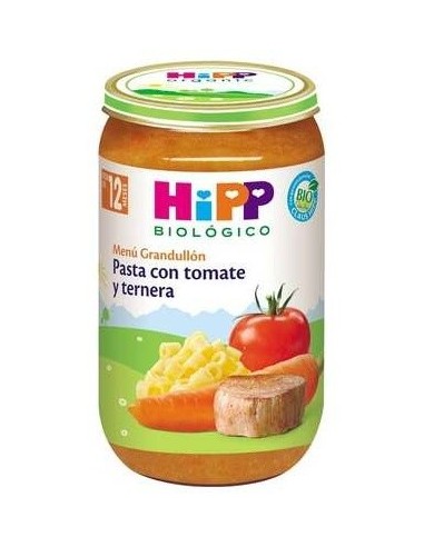 Potito Pasta Con Tomate Y Ternera 220Gr. Bio de Hipp