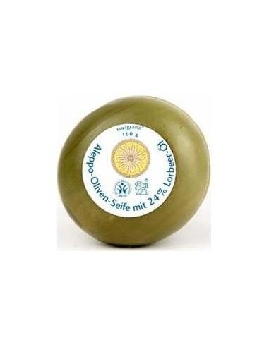 Jabon En Pastilla Alepo 24%+Laurel 100Gr. Bio de Savon Du Midi