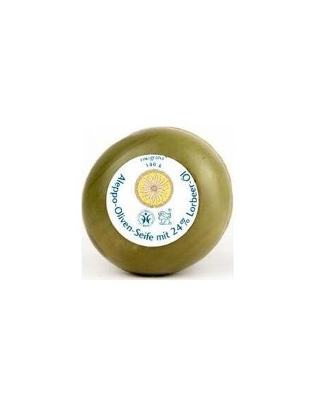 Jabon En Pastilla Alepo 24%+Laurel 100Gr. Bio de Savon Du Midi
