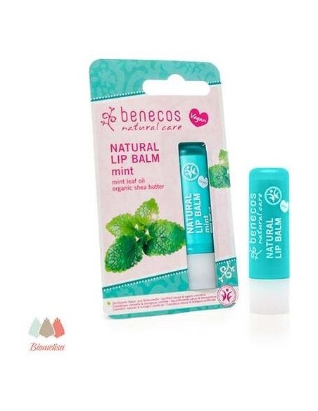 Balsamo Labial Vegano Menta 4,8Gr. de Benecos