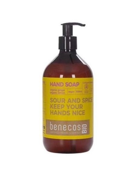 Jabon De Manos Jengibre Y Limon 500Ml. Bio Vegano de Benecos