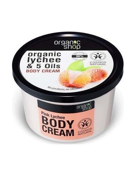 Crema Corporal Nutritiva Lichi-5 Aceites 250Ml. de Organic Shop
