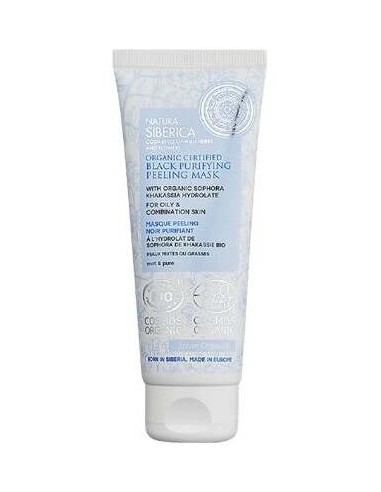 Mascarilla Facial Exfoliante Negra Purificante 75M de Natura Siberica
