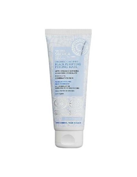 Mascarilla Facial Exfoliante Negra Purificante 75M de Natura Siberica