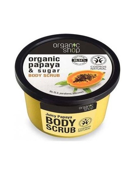 Exfoliante Corporal Renovador Papaya 250Ml. de Organic Shop
