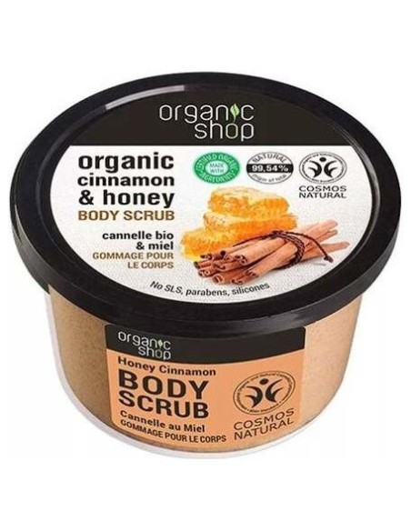 Exfoliante Corporal Rejuvenecedor Canela-Miel  250 de Organic Shop