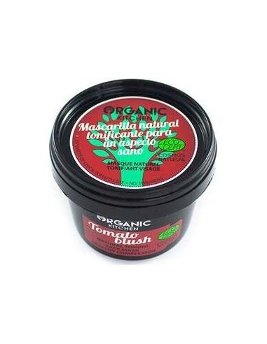 Tomato Blush Mascarilla Facial Tonificante 100Ml. de Organic Kitchen
