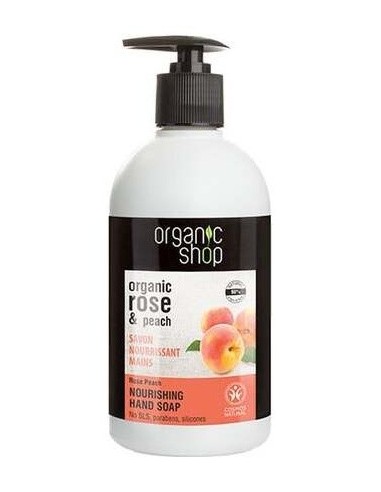 Jabon De Manos Nutritivo Rosa-Melocoton 500Ml. de Organic Shop