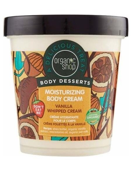 Crema Corporal Hidratante Vainilla 450Ml. de Organic Shop