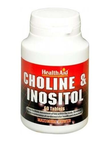Colina/Inositol 250/250Mg. 60Comp. Health Aid de Health Aid