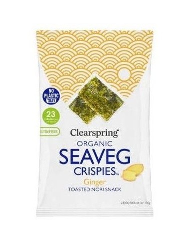 Alga Nori Con Jengibre Snack 4Gr. de Clearspring