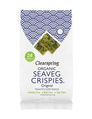 Snack De Alga Nori Tostada Bio  4 G de Clearspring