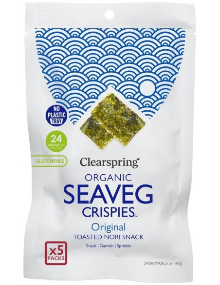 Snack De Alga Nori Tostada Multipack Bio  6X(5X4G)  de Clearspring