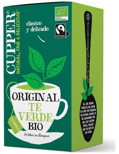 Te Verde Infusion 20Bolsitas. Bio de Cupper