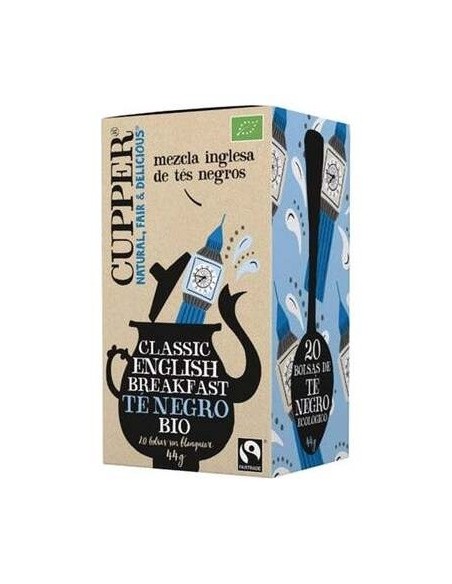 Te Negro English Breakfast Infusion 20Bolsitas Bio de Cupper