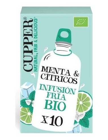 Menta Y Citricos Infusion Fria 10Bolsitas. Bio de Cupper