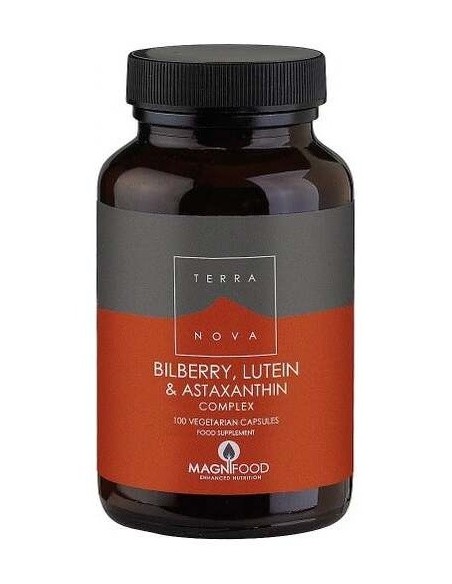 Mirtilo, Luteína Y Astaxantina Complex 100 Vcáps de Terranova