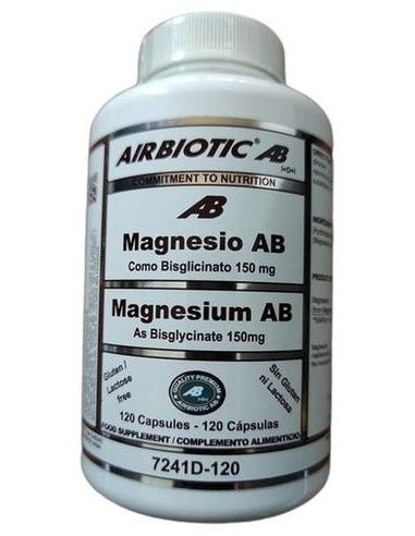 Magnesio Bisglicinato 150Mg. 120Cap. de Airbiotic