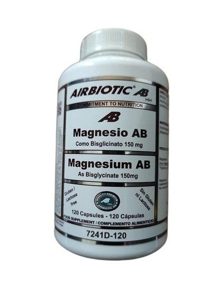 Magnesio Bisglicinato 150Mg. 120Cap. de Airbiotic