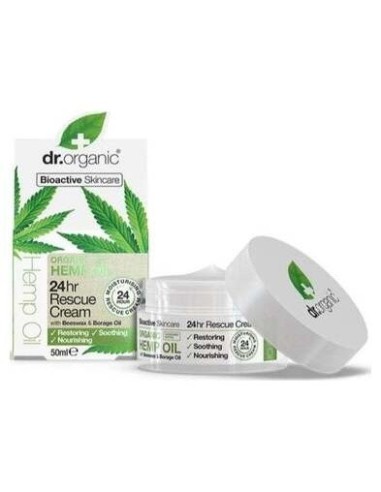 Crema Rescate 24H. Aceite De Cañamo 50Ml. de Dr. Organic