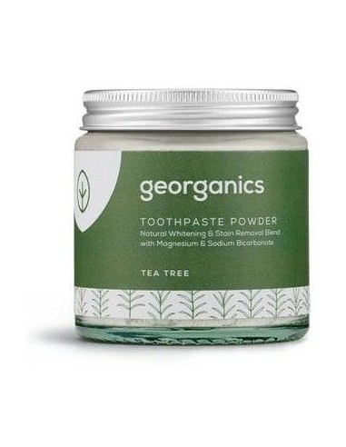 Dentifrico Mineral Arbol Del Te Polvo 60Ml. de Georganics