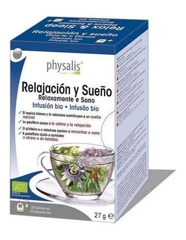 Relax Y Sueño Infusion 20Filtros Bio de Physalis
