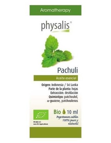Esencia Pachuli 10Ml. Bio de Physalis